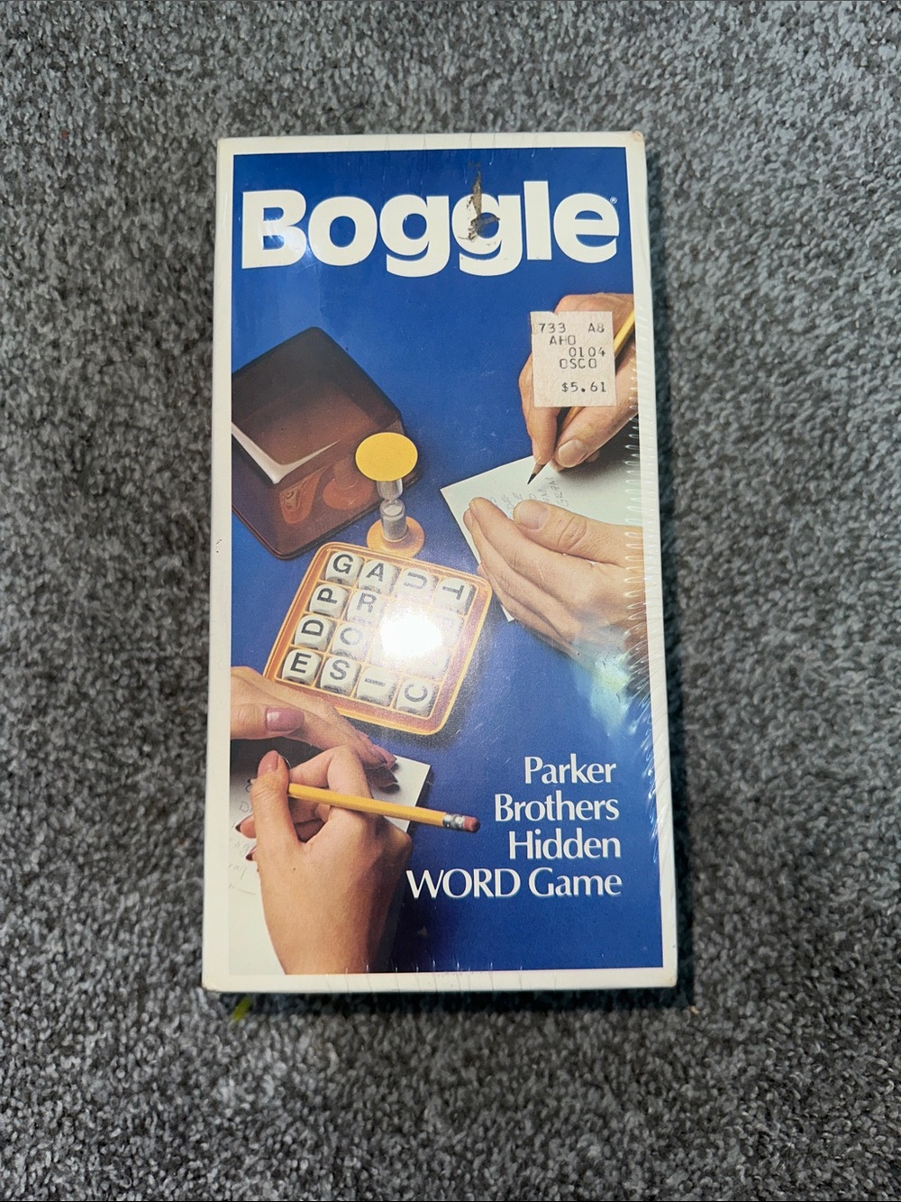 NIB Sealed 1976 BOGGLE Vintage Game New In Box Sealed